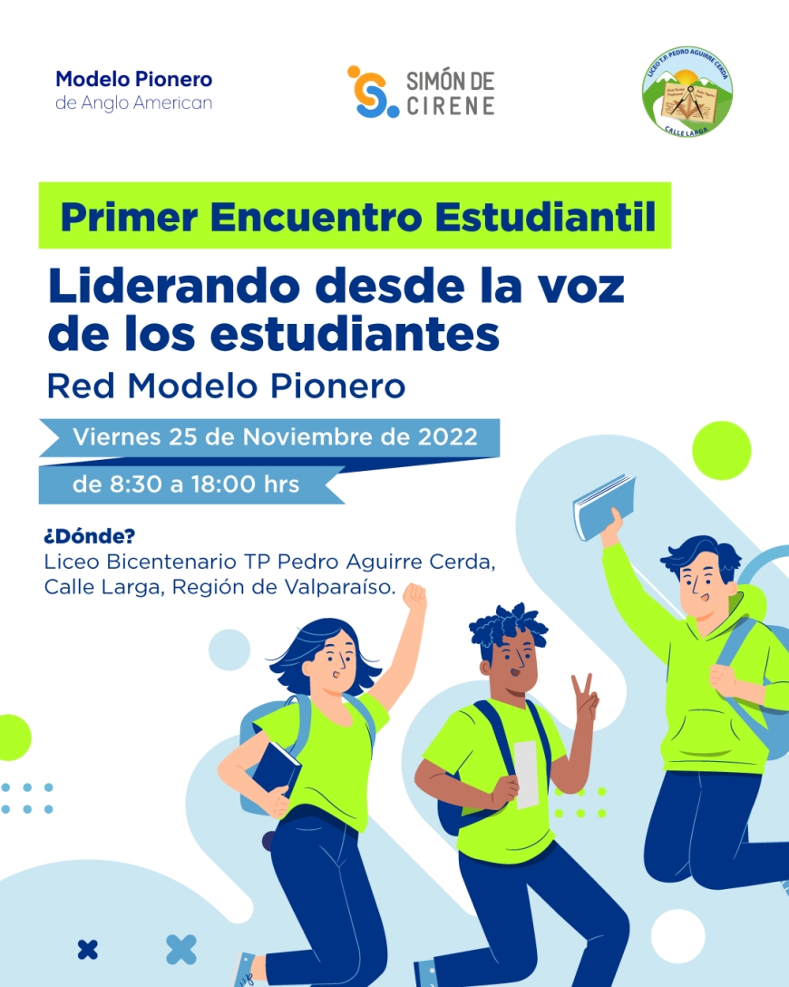 Estudiantes De Las Regiones Metropolitana Y De Valparaíso Se Reunirán En El Primer Encuentro De Liderazgo Estudiantil Del Modelo Pionero